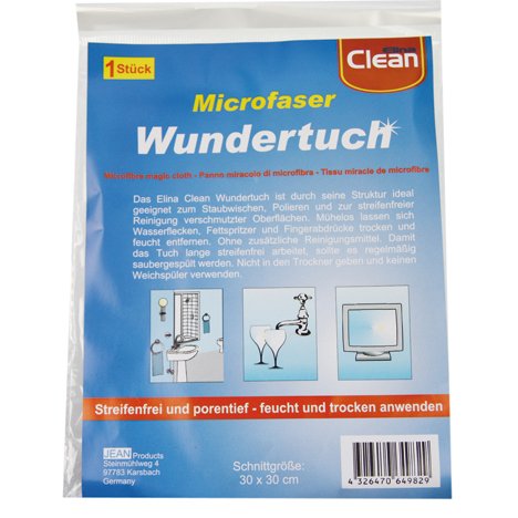 Clean Microvezel Schoonmaakdoek 30X30Cm clean kopen in de aanbieding Clean Microvezel Schoonmaakdoek 30X30Cm clean kopen in de aanbieding