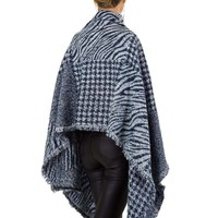 Damen Schal extra groß Gr. eine Größe - Marine