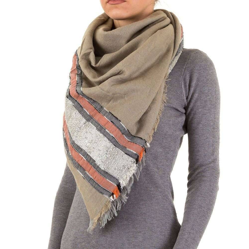Best Fashion Dames Sjaal Gr One Size Taupe best fashion kopen in de aanbieding