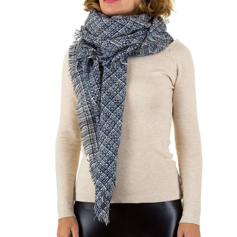 Dames Sjaal Van Best Fashion Gr Een Maat Blauw best fashion kopen in de aanbieding