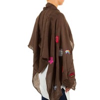 Damen Schal von Best Fashion Gr. one size - coffee