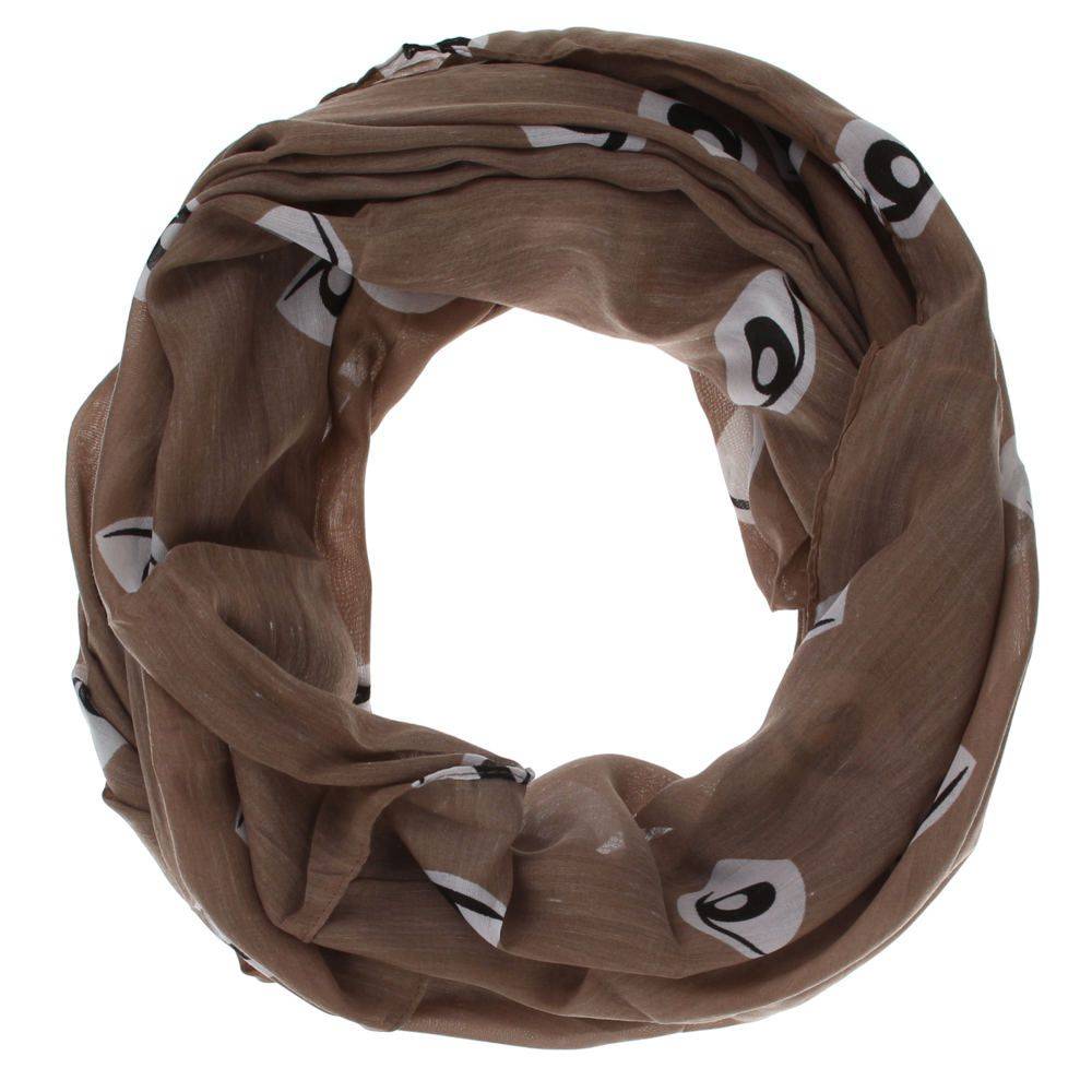 Neckermann Dames Sjaal Gr One Size Taupe neckermann kopen in de aanbieding