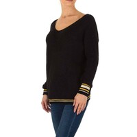 Damen Pullover Gr. eine Größe - schwarz