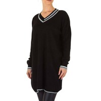 Großer Damenpullover Gr. eine Größe - schwarz