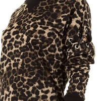 Ladies Sweater - Leopard