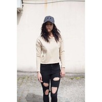 Damen Sweatshirt von Sixth June Parisiennes - beige