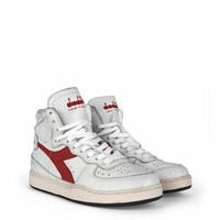 Herren-Turnschuhe MI_BASKET_USED - weiß / rot