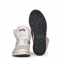 Herren-Turnschuhe MI_BASKET_USED - weiß / rot