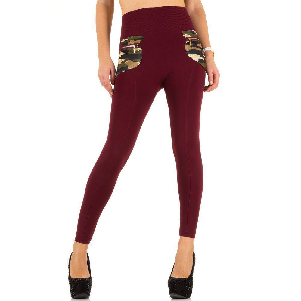 Dames Legging Van Best Fashion 1 Maat Bordeaux Rood best fashion kopen in de aanbieding