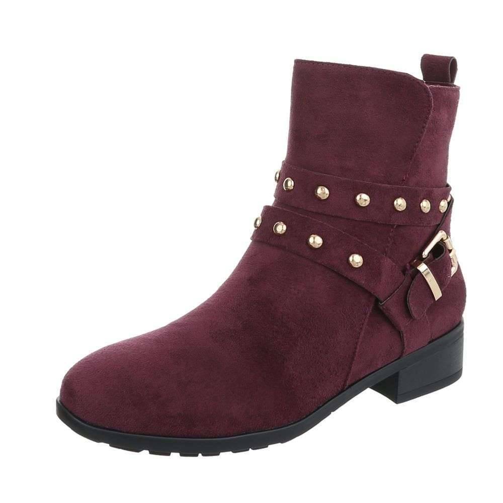 Neckermann Dames Western Bikerboots Bordeauxrood neckermann kopen in de aanbieding Neckermann Dames Western Bikerboots Bordeauxrood neckermann kopen in de aanbieding
