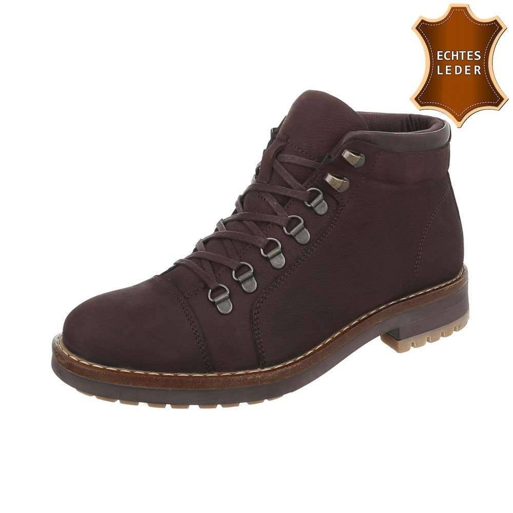 Neckermann Leren Enkellaarsjes Voor Heren Dkbruin neckermann kopen in de aanbieding