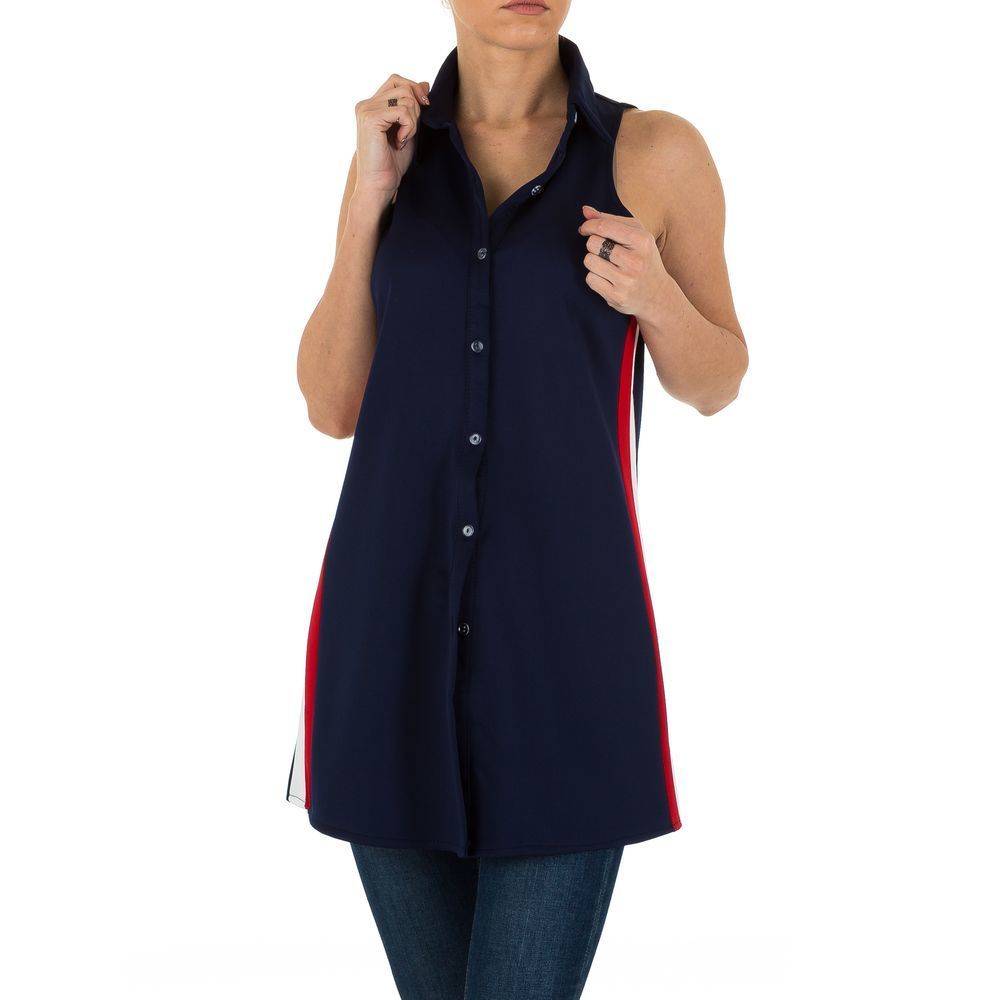 Neckermann Mouwloze Dames Blouse Dkblauw neckermann kopen in de aanbieding