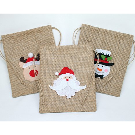 Neckermann Jute Zak Kerstfiguur Xl 20X21Cm neckermann kopen in de aanbieding