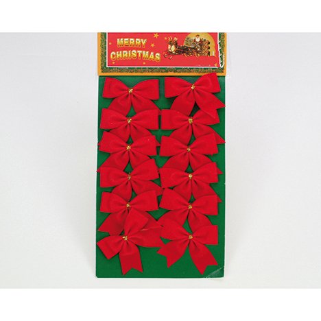 Neckermann Strikjes Kerst 12 Stuks 6X5Cm neckermann kopen in de aanbieding