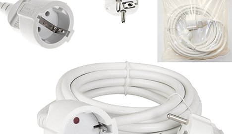 Neckermann Verlengsnoer 5M Wit neckermann kopen in de aanbieding