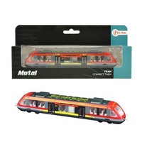 Metalen trein in vensterdoos