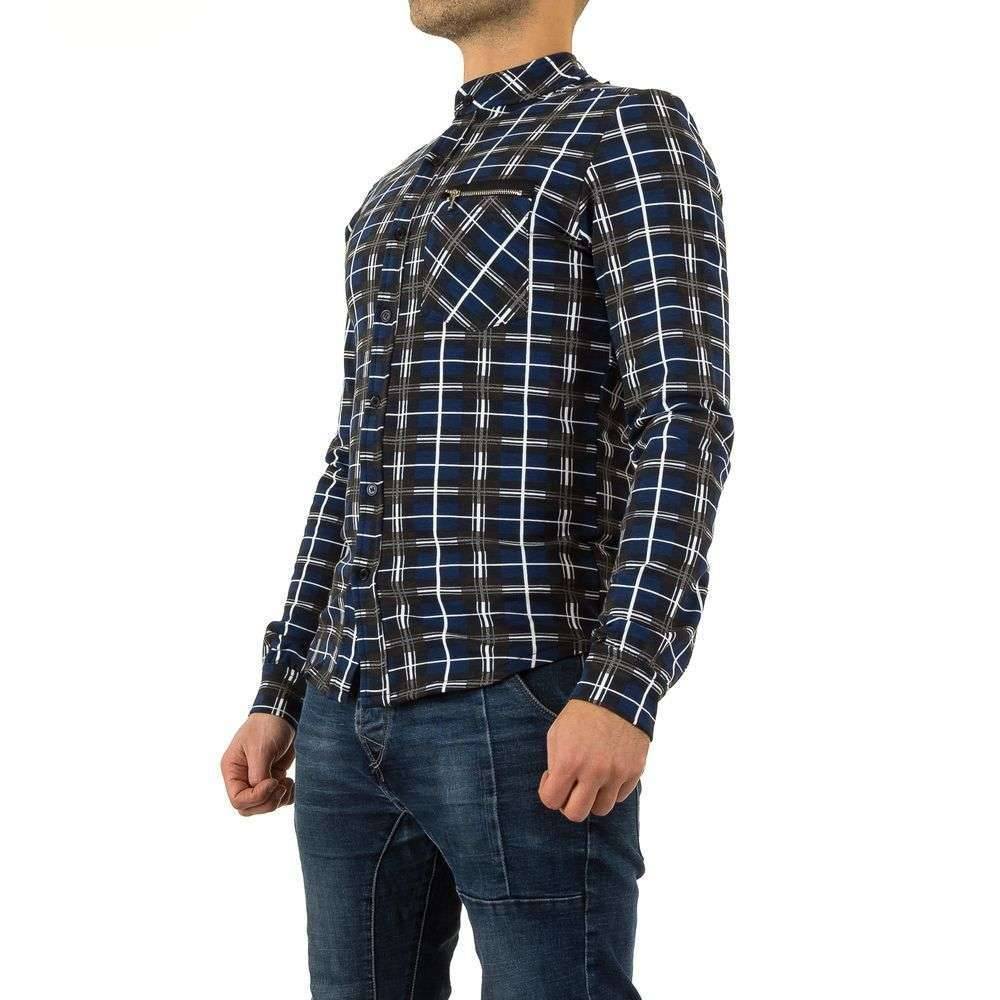 Neckermann Heren Overhemd Blauw Geruit neckermann kopen in de aanbieding Neckermann Heren Overhemd Blauw Geruit neckermann kopen in de aanbieding