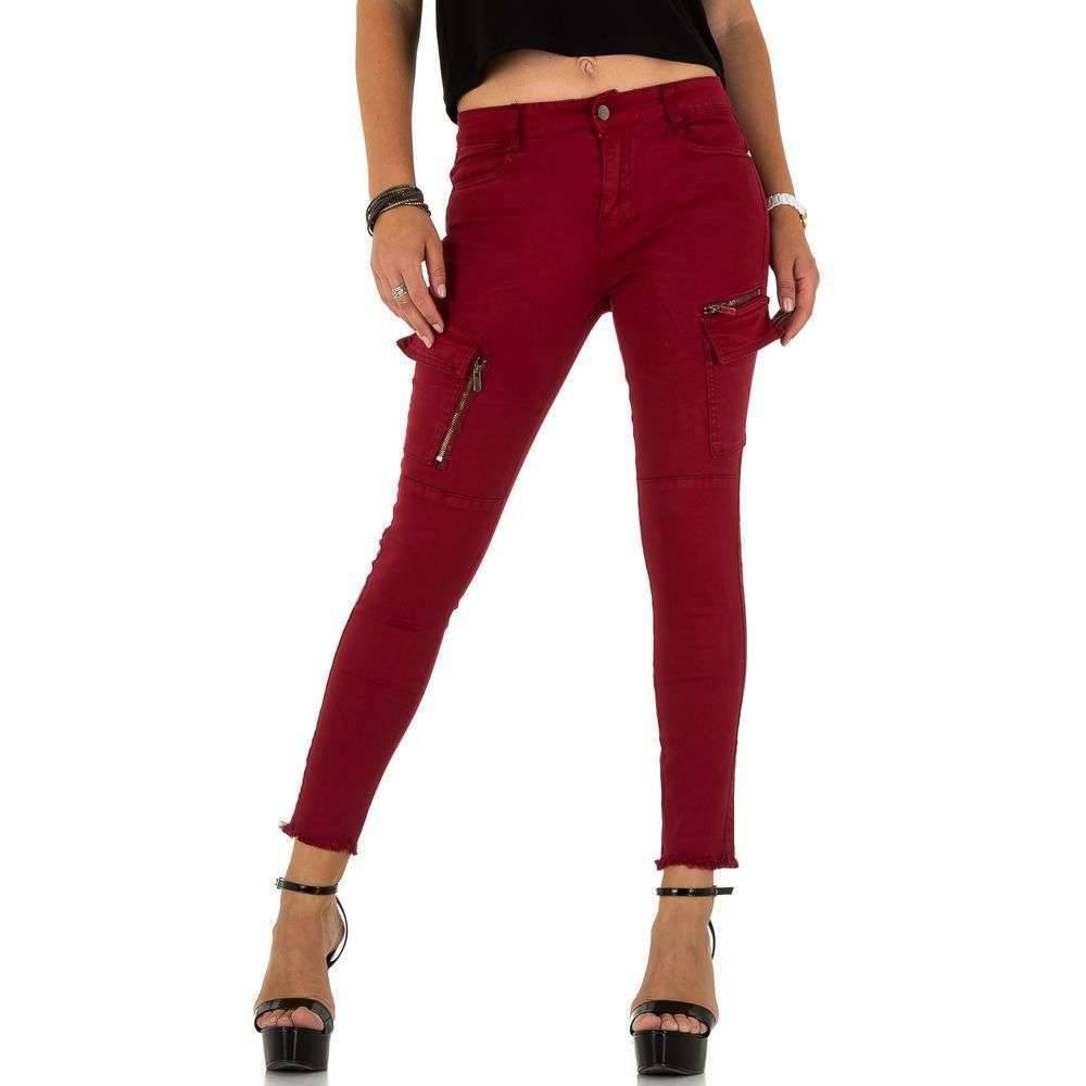 Neckermann Dames Jeans Donkerrood neckermann kopen in de aanbieding