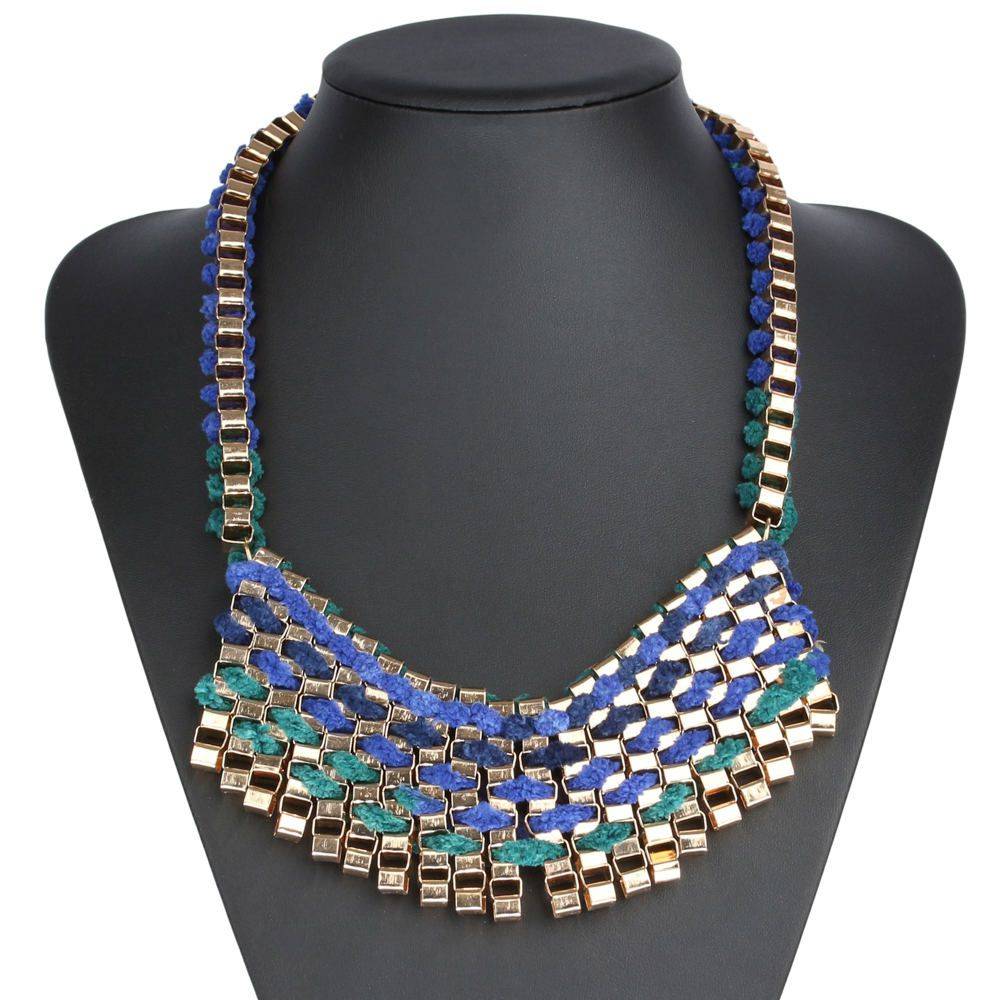 Neckermann Dames Halsketting Blauw Verstelbaar neckermann kopen in de aanbieding