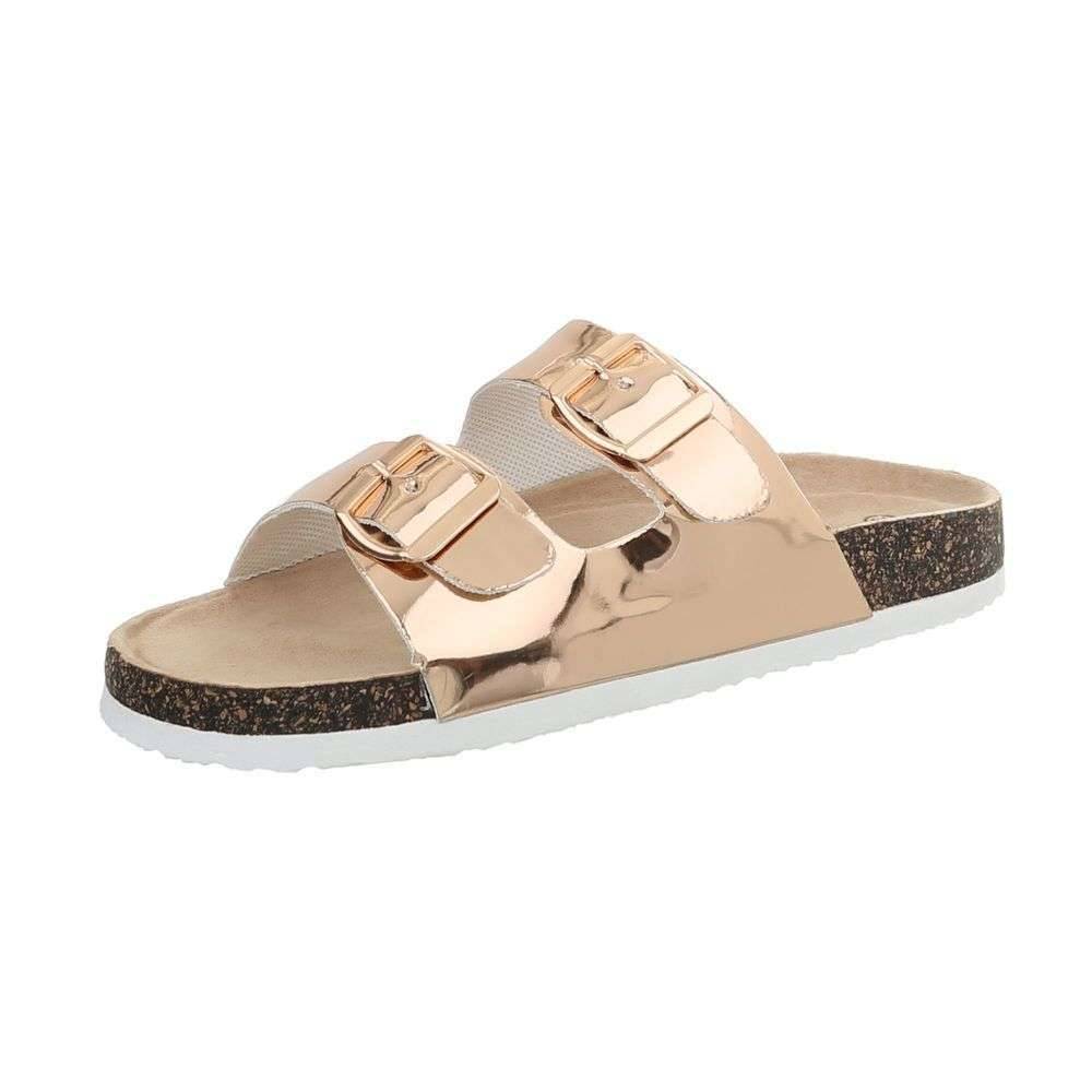 Neckermann Damen Pantoletten Champagne neckermann kopen in de aanbieding