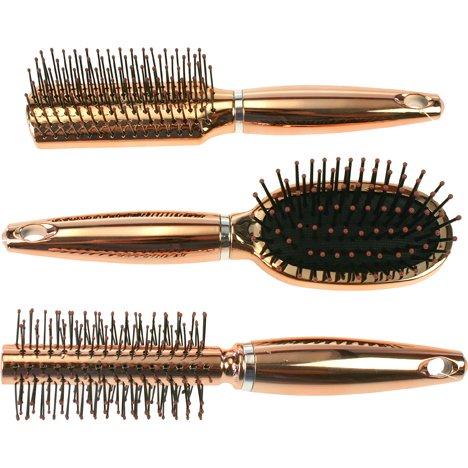 Neckermann Haarborstel Metallic Brons 185Cm neckermann kopen in de aanbieding