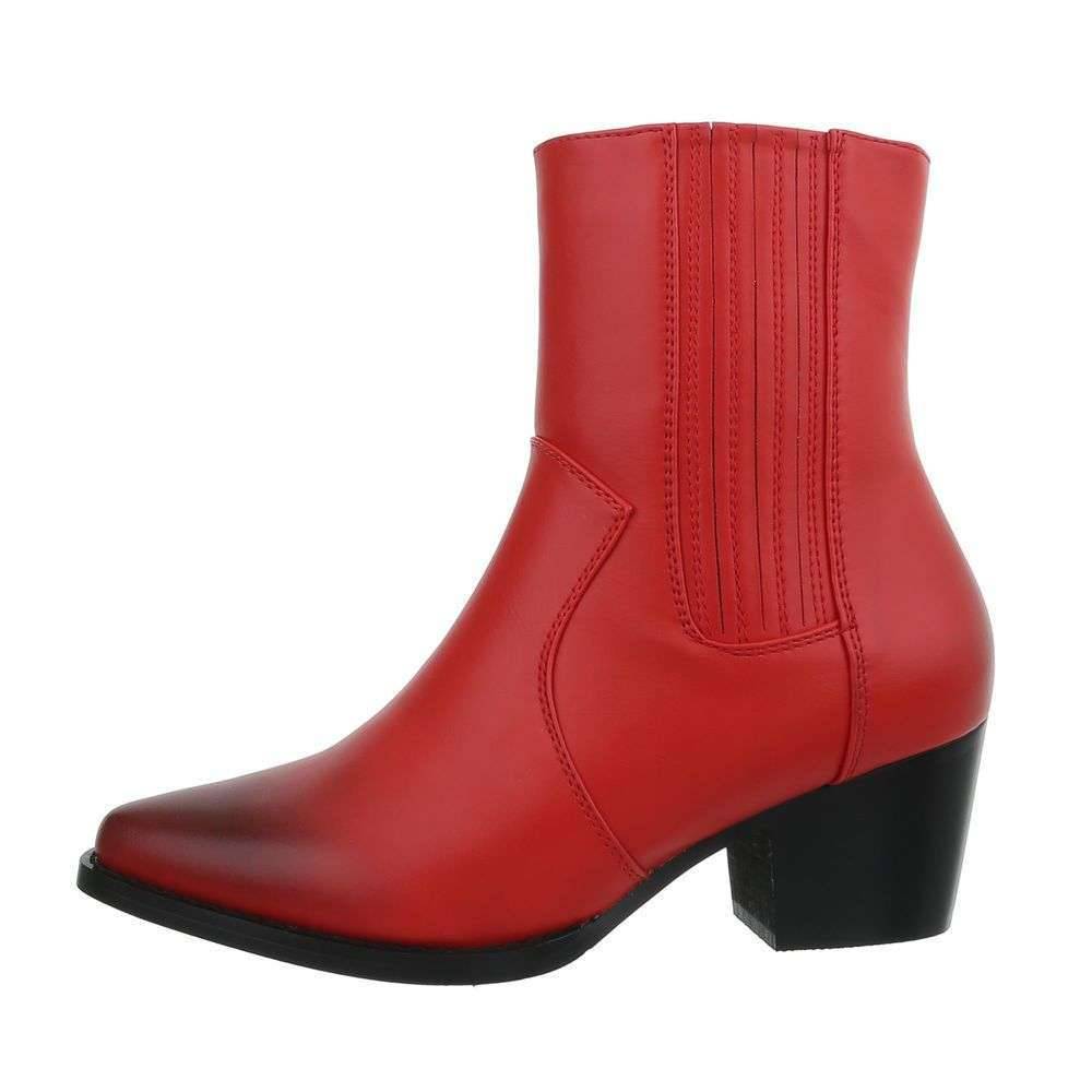 Neckermann Dames Enkellaars Rood neckermann kopen in de aanbieding