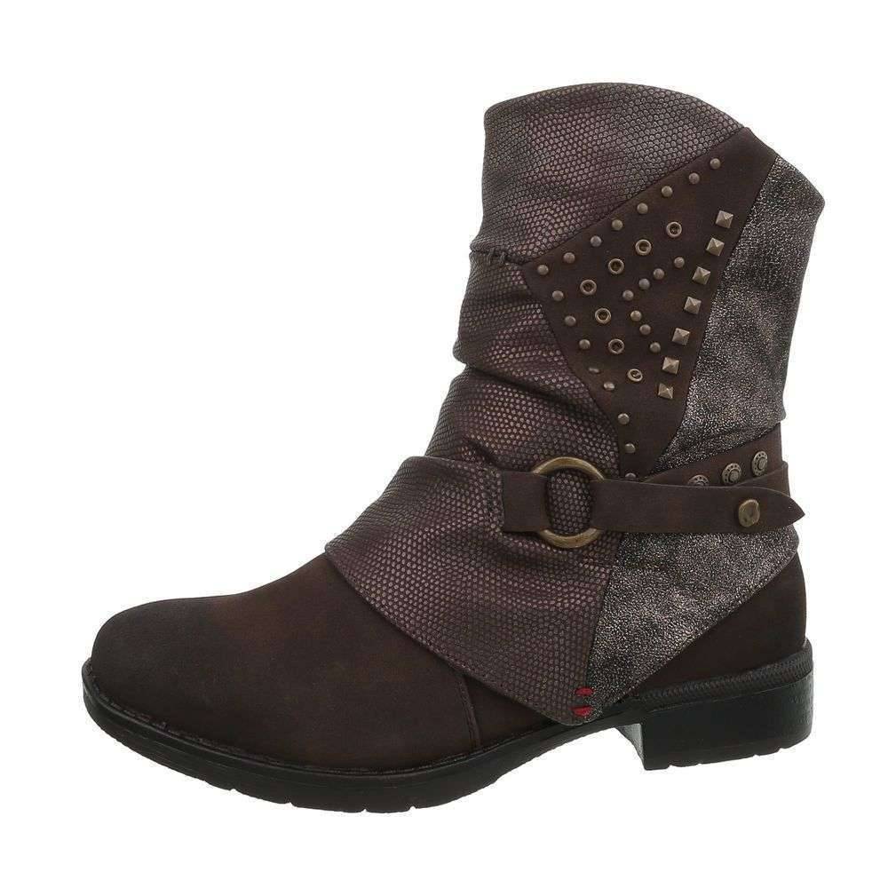 Neckermann Dames Western Bikerboots Bruin neckermann kopen in de aanbieding Neckermann Dames Western Bikerboots Bruin neckermann kopen in de aanbieding