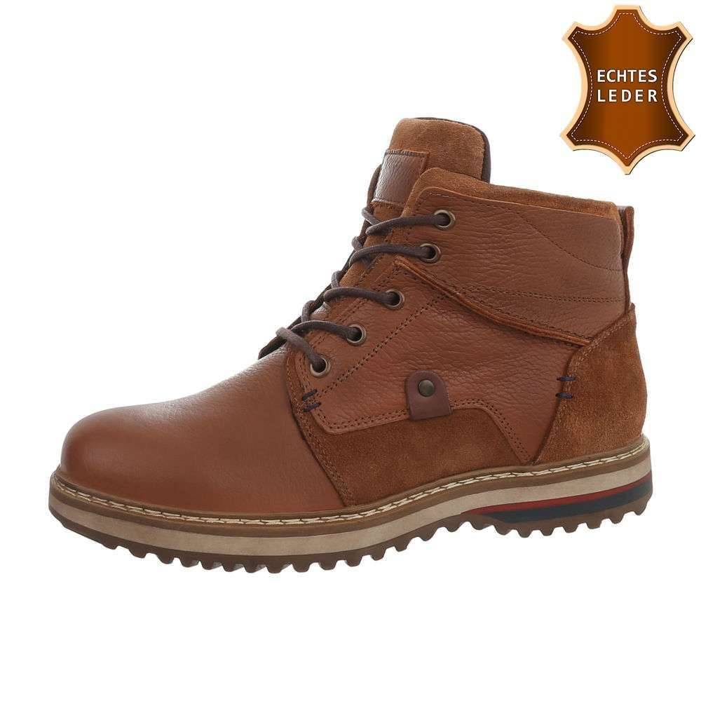 Neckermann Herenschoen Leder Hoog Cognackleur neckermann kopen in de aanbieding