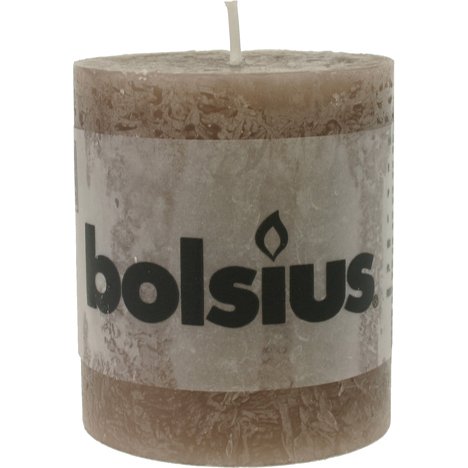 Bolsius Stompkaars 80X68 Taupe bolsius kopen in de aanbieding