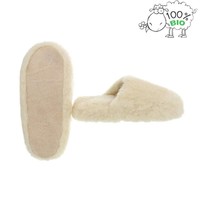 Bio Lamm Hausschuhe - white