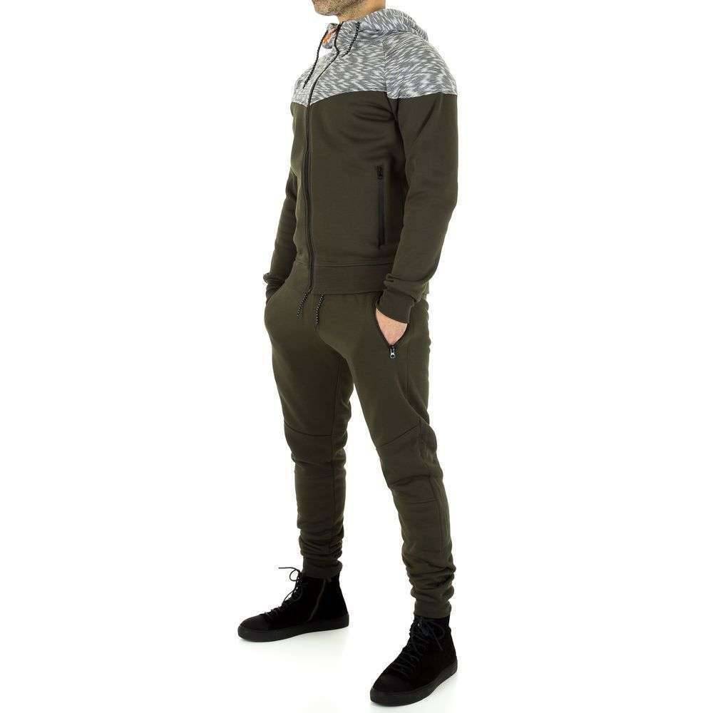 Neckermann Heren Sportvrijetijdspak Olijfgroen neckermann kopen in de aanbieding