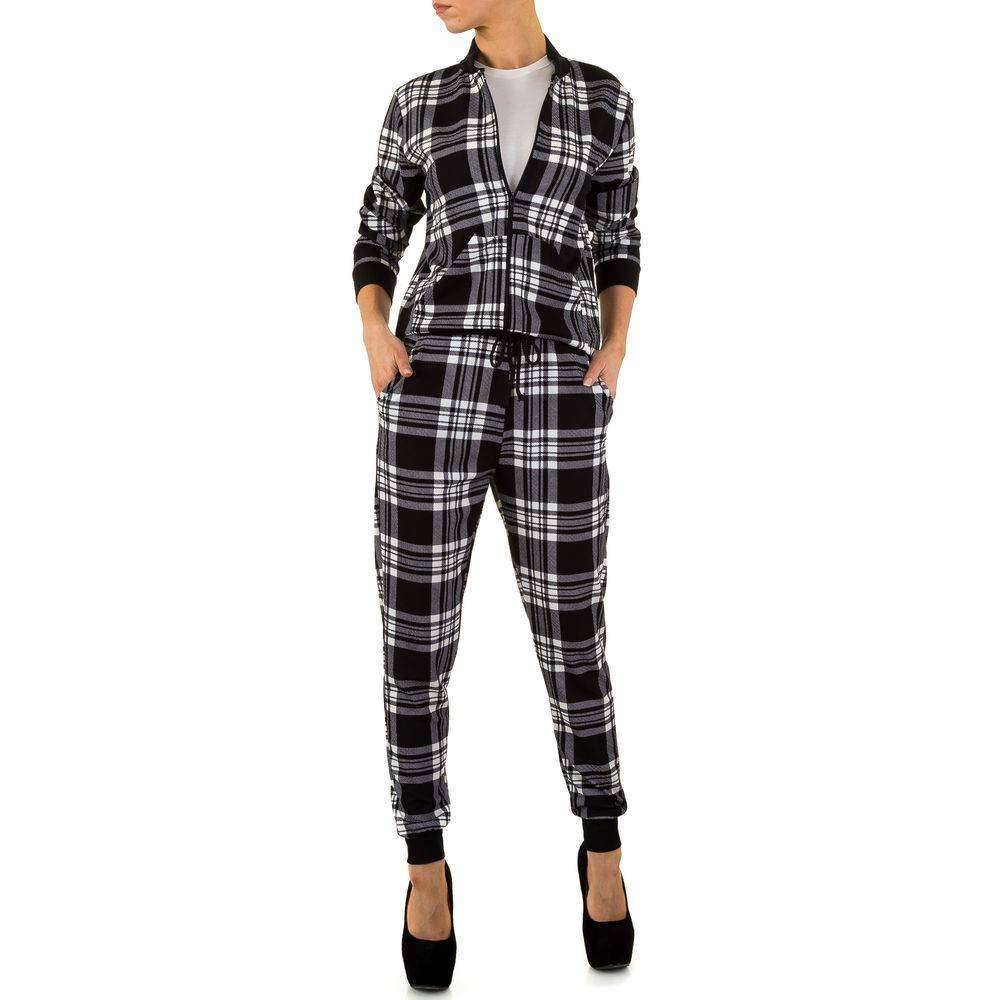 Holala Dames Vrijetijdshuispak Zwart Gewerkt holala kopen in de aanbieding Holala Dames Vrijetijdshuispak Zwart Gewerkt holala kopen in de aanbieding
