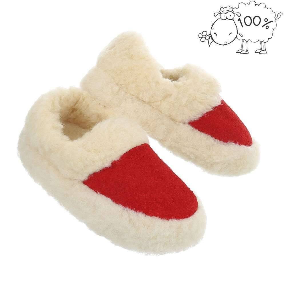 Neckermann Dames Pantoffel Wit Met Rood neckermann kopen in de aanbieding