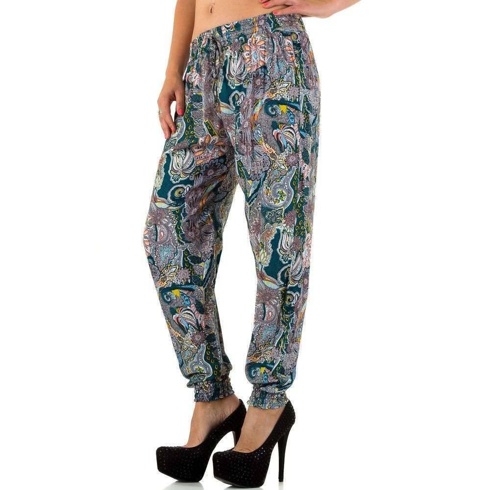Dames Broek Van Holala Groen Gewerkt holala kopen in de aanbieding Dames Broek Van Holala Groen Gewerkt holala kopen in de aanbieding