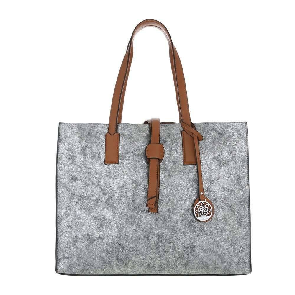 Neckermann Dames Shopper Zilverkleurig neckermann kopen in de aanbieding