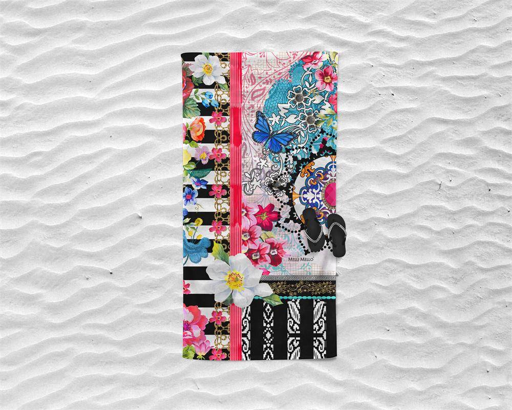 Melli Mello Strandlaken Nadine Multi melli mello kopen in de aanbieding
