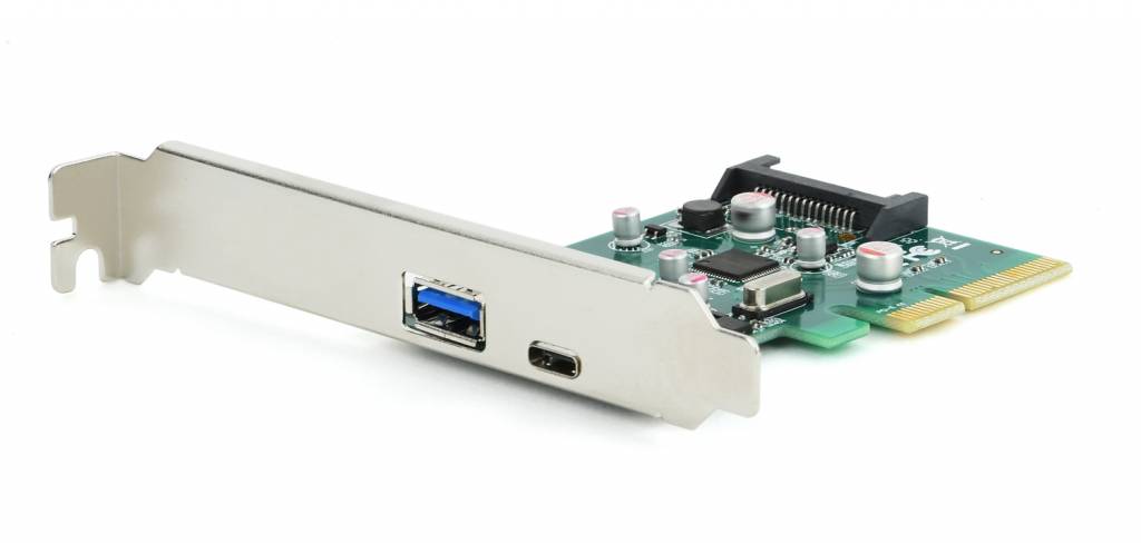 Gembird 2 Poorts Usb 31 Pci Express Add On Card Type A C Met Extra Low Profile Bracket gembird kopen in de aanbieding Gembird 2 Poorts Usb 31 Pci Express Add On Card Type A C Met Extra Low Profile Bracket gembird kopen in de aanbieding