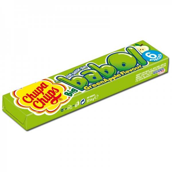 Chupa Chups Big Babol Groene Appel 1 Stuks chupa chups kopen in de aanbieding