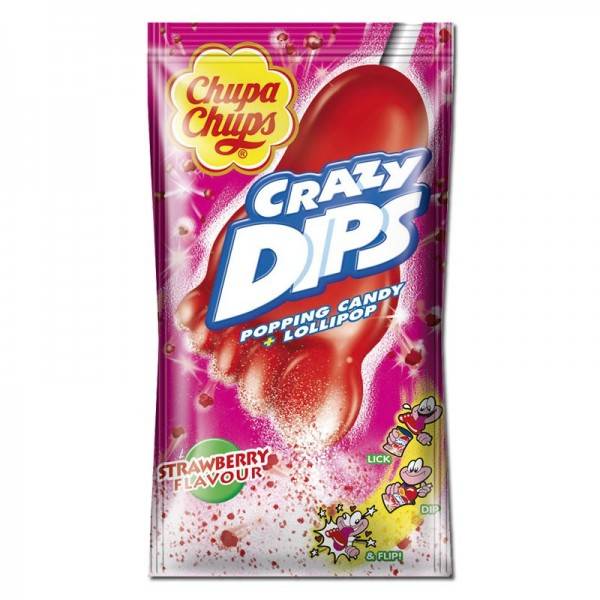 Chupa Chups Crazy Dips Aardbei 1 Stuks chupa chups kopen in de aanbieding Chupa Chups Crazy Dips Aardbei 1 Stuks chupa chups kopen in de aanbieding
