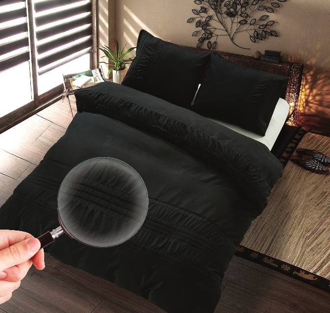 Dekbedovertrek Supreme Guardea Zwart the supreme home collection kopen in de aanbieding