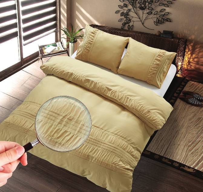 Dekbedovertrek Supreme Guardea Zand the supreme home collection kopen in de aanbieding