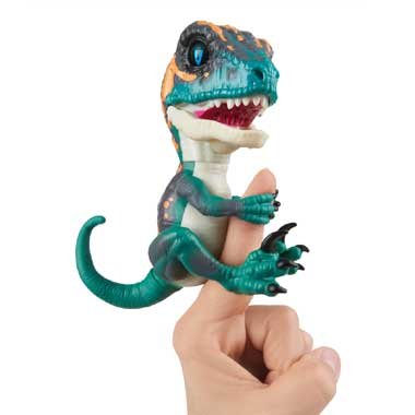 Fingerlings Untamed Baby Raptor Fury Blauwe Dino fingerlings kopen in de aanbieding