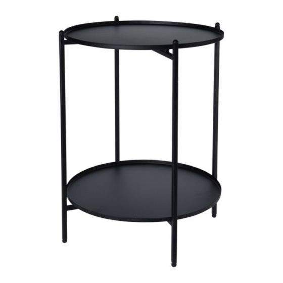 Neckermann Bijzettafel Zwart O 35 X 50 neckermann kopen in de aanbieding