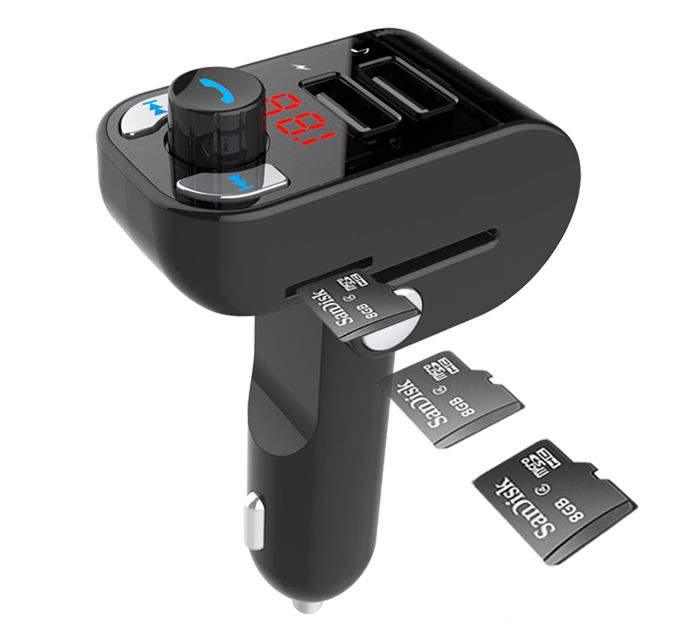 Gembird 3 In 1 Bluetooth Carkit Met Fm Transmitter En Usb Lader Zwart gembird kopen in de aanbieding