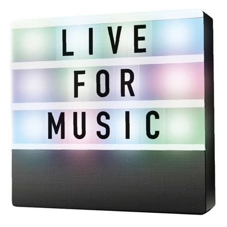 Denver Electronics Bluetooth Speaker Lightbox Met Letters denver electronics kopen in de aanbieding Denver Electronics Bluetooth Speaker Lightbox Met Letters denver electronics kopen in de aanbieding