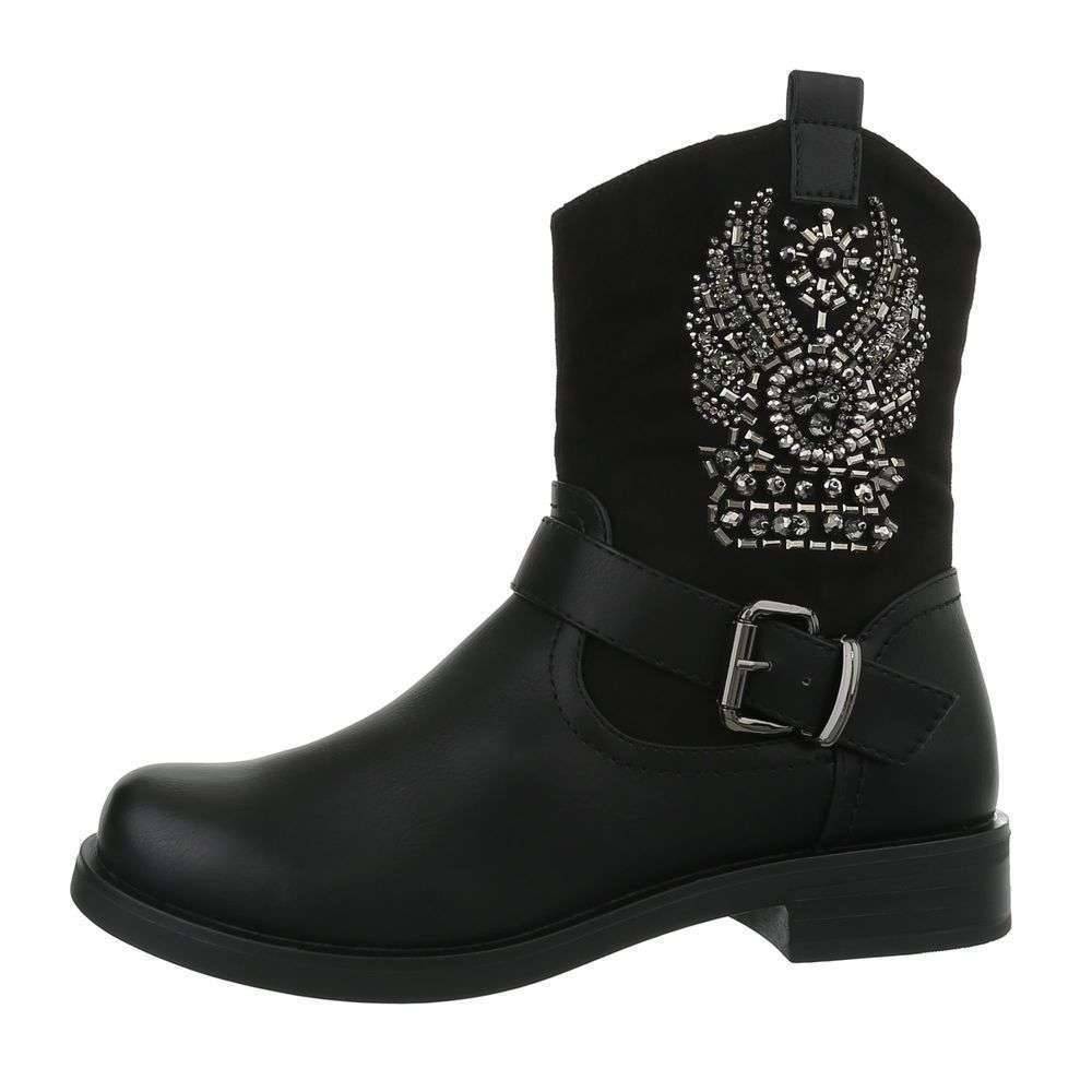 Neckermann Dames Western Bikerboots Zwart neckermann kopen in de aanbieding Neckermann Dames Western Bikerboots Zwart neckermann kopen in de aanbieding
