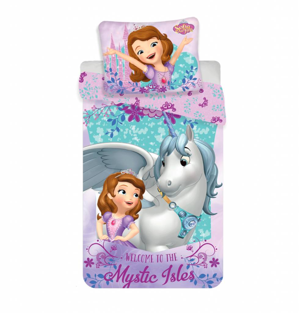 Disney Dekbedovertrek Licentie Sofia The First Unicorn 140 X 200 disney kopen in de aanbieding