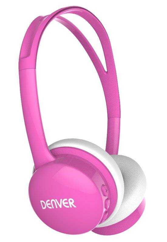 Denver Electronics Kinderkoptelefoon Met Volumebegrenzing Roze denver electronics kopen in de aanbieding