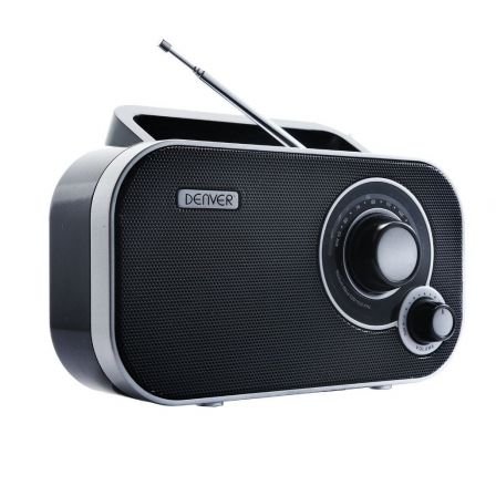 Denver Electronics Fm Radio Zwart Tr 54 denver electronics kopen in de aanbieding