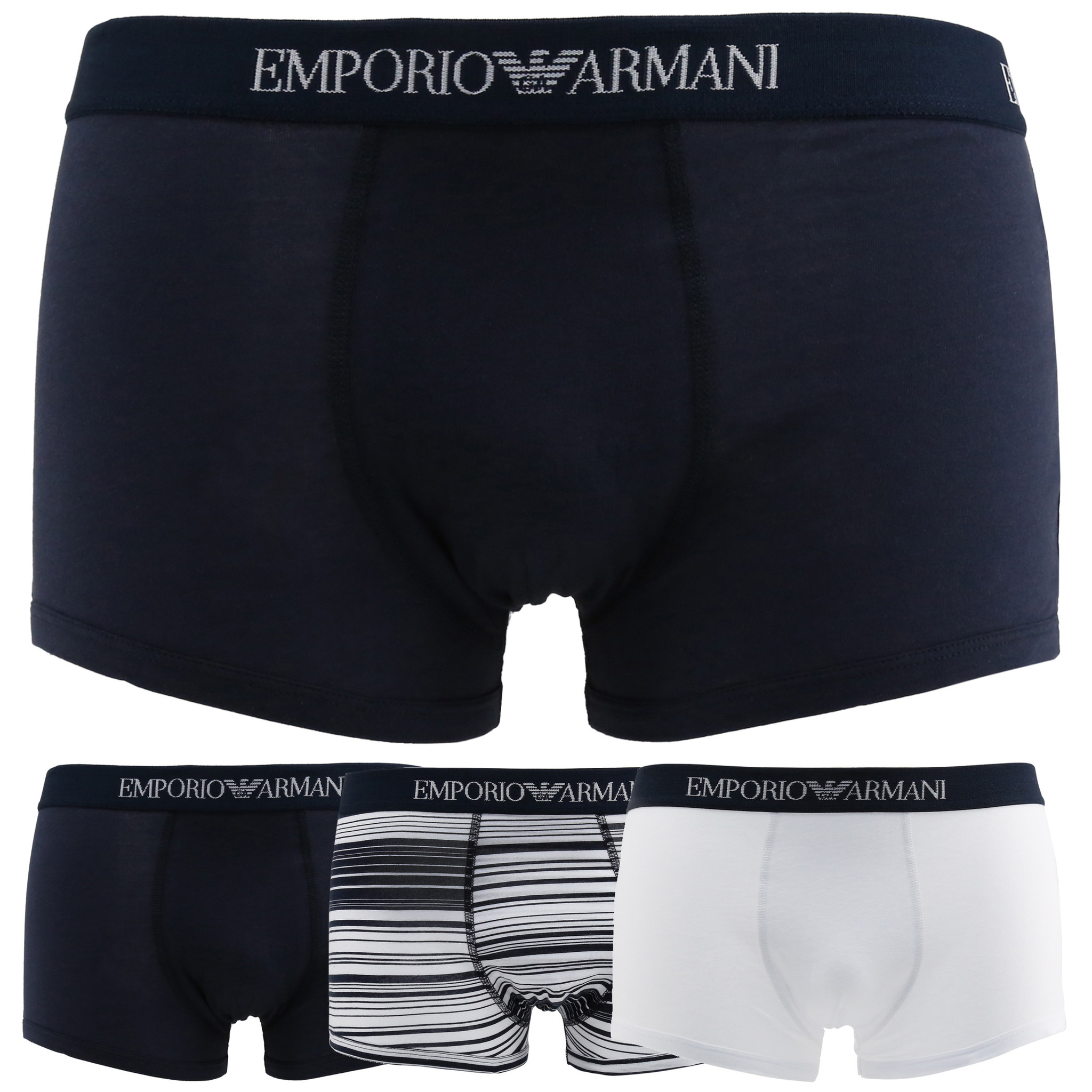 Heren Boxers Van Emporio Armani 3Pack emporio armani kopen in de aanbieding